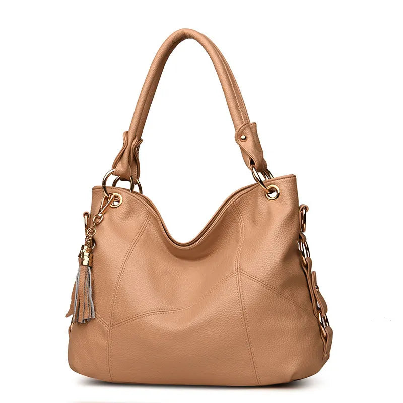 Bolsos de mano de piel sintética suave para mujer, bandoleras de diseñador, bolsos con asa superior, bolsos de hombro tipo tote