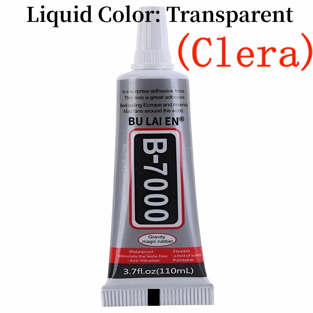 B7000 50ml Multipurpose Industrial Adhesive DIY Rhinestone Jewelry Crafts Phone Case Repair Touch Screen Glass Liquid Super Glue