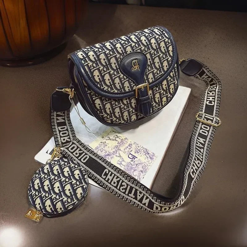 Elegantes bolsos de cuero para mujer, bolso de mano con correa para el hombro de un diseñador famoso, clásico y popular de lujo para damas.