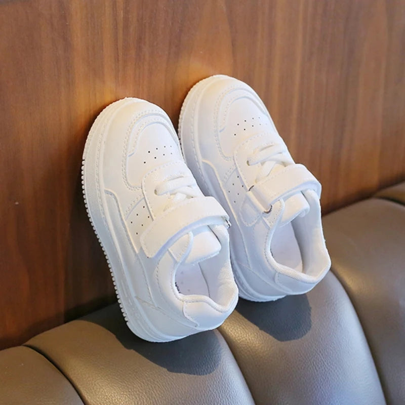 Zapatillas Niña zapato primavera otoño Niño Blanco Zapato Casual Running niño Zapato antideslizante Suela suave Zapatillas niño tenis Artículo de venta caliente