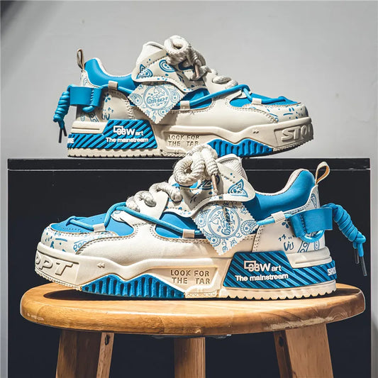 Zapatillas de deporte para hombre, zapatos casuales de moda de primavera, zapatillas deportivas de malla transpirables para exteriores, zapatos deportivos de marca para hombre 2024