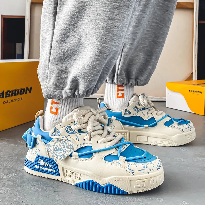 Zapatillas de deporte para hombre, zapatos casuales de moda de primavera, zapatillas deportivas de malla transpirables para exteriores, zapatos deportivos de marca para hombre 2024
