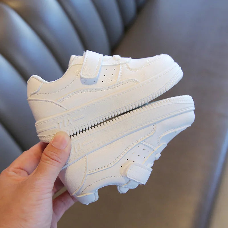 Zapatillas Niña zapato primavera otoño Niño Blanco Zapato Casual Running niño Zapato antideslizante Suela suave Zapatillas niño tenis Artículo de venta caliente