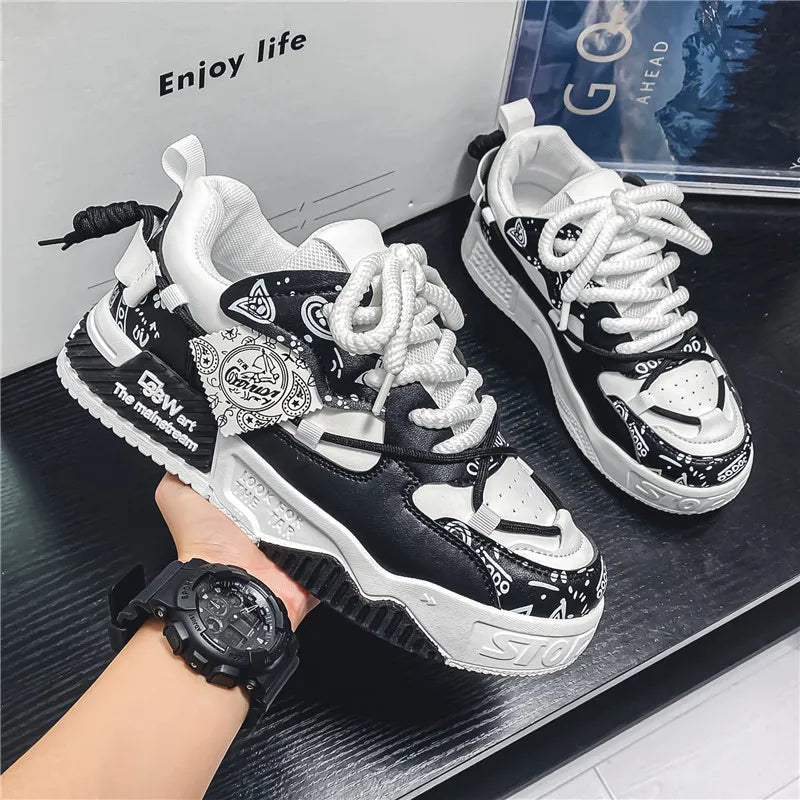 Zapatillas de deporte para hombre, zapatos casuales de moda de primavera, zapatillas deportivas de malla transpirables para exteriores, zapatos deportivos de marca para hombre 2024