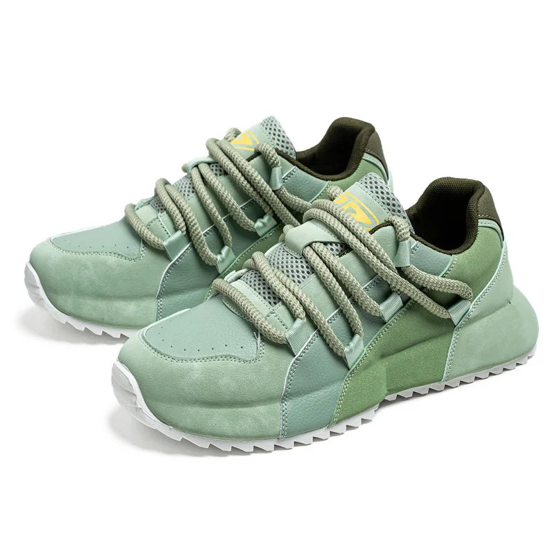 Zapatillas informales de gran venta para hombre, zapatillas de plataforma de corte bajo a la moda, cómodas zapatillas para caminar al aire libre para hombre, zapatillas hombre