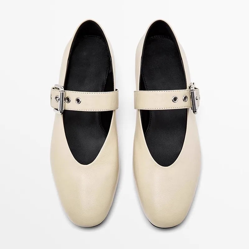 2025 Zapatos planos para mujer, boca baja, mocasines de punta puntiaguda para otoño, nuevos zapatos de vestir retro de leopardo para otoño, zapatos de mujer