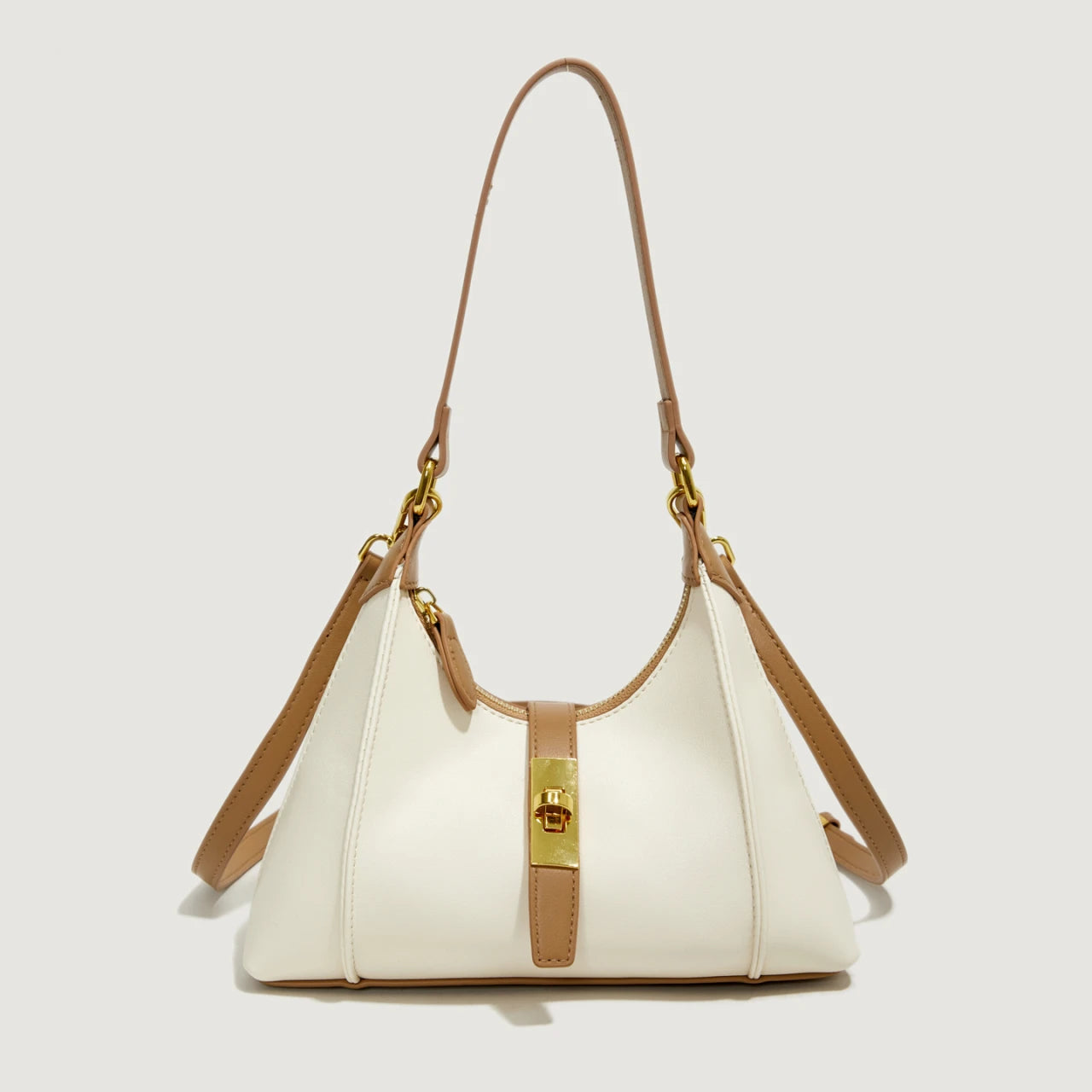 Bolso de mano de cuero de moda para mujer, bolso de lujo, bandolera convertible, bandolera de diseñador famoso, elegante para mujer.