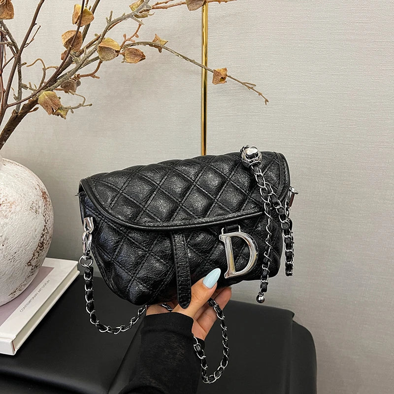 Bolso de mano de diseño moderno para mujer, de cuero de lujo, espacioso, bandolera con bolsillos laterales.