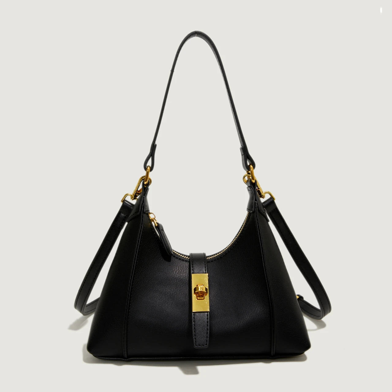Bolso de mano de cuero de moda para mujer, bolso de lujo, bandolera convertible, bandolera de diseñador famoso, elegante para mujer.