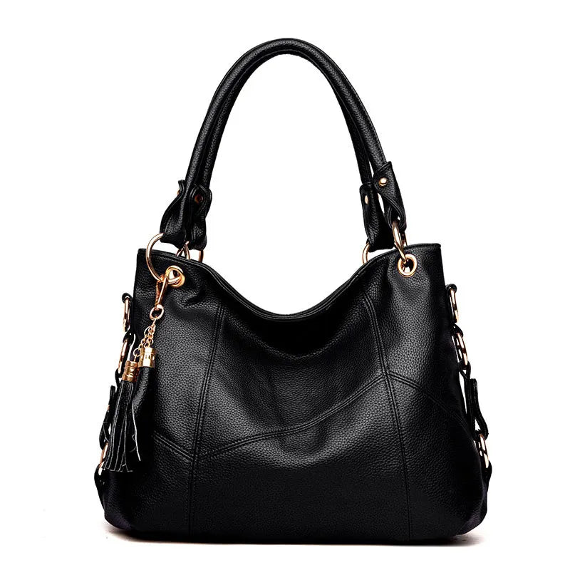 Bolsos de mano de piel sintética suave para mujer, bandoleras de diseñador, bolsos con asa superior, bolsos de hombro tipo tote