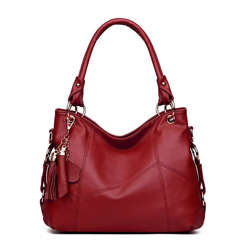 Bolsos de mano de piel sintética suave para mujer, bandoleras de diseñador, bolsos con asa superior, bolsos de hombro tipo tote