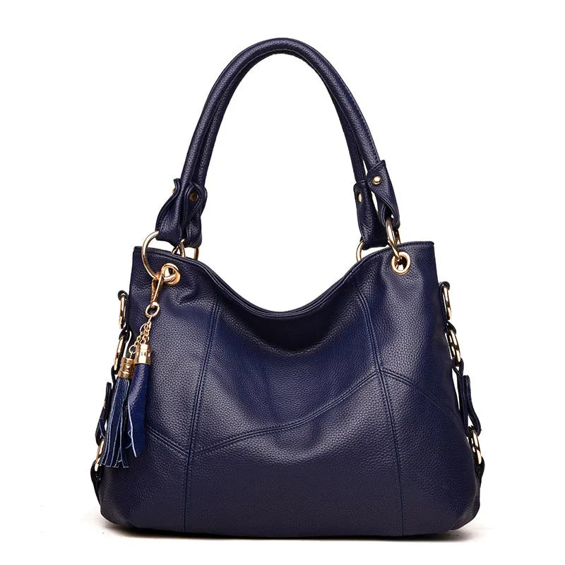 Bolsos de mano de piel sintética suave para mujer, bandoleras de diseñador, bolsos con asa superior, bolsos de hombro tipo tote