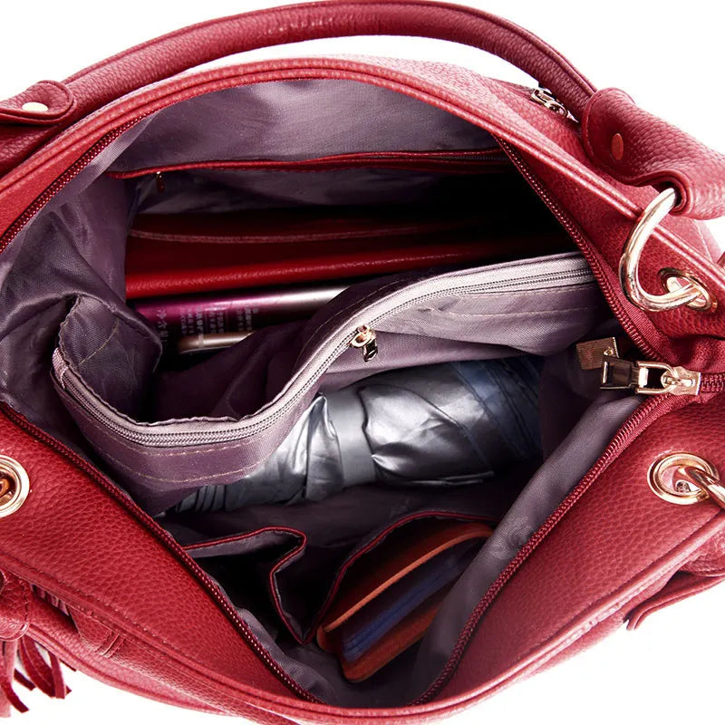 Bolsos de mano de piel sintética suave para mujer, bandoleras de diseñador, bolsos con asa superior, bolsos de hombro tipo tote