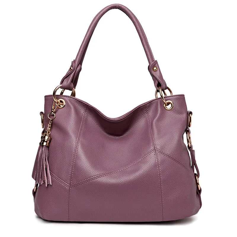 Bolsos de mano de piel sintética suave para mujer, bandoleras de diseñador, bolsos con asa superior, bolsos de hombro tipo tote