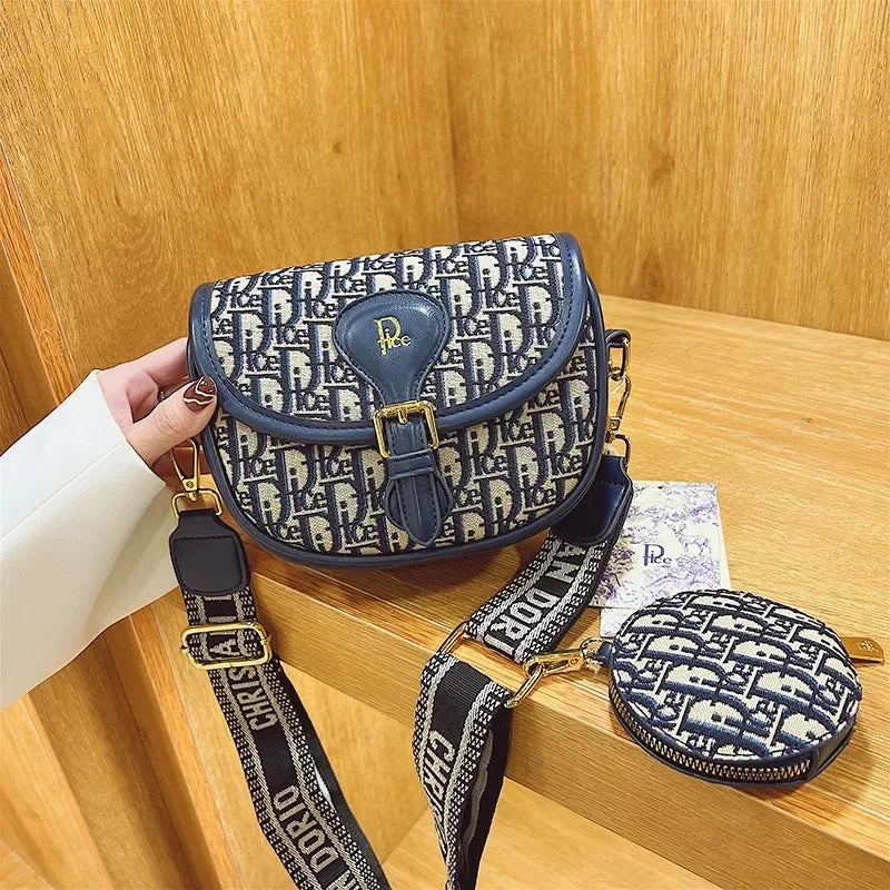 Elegantes bolsos de cuero para mujer, bolso de mano con correa para el hombro de un diseñador famoso, clásico y popular de lujo para damas.