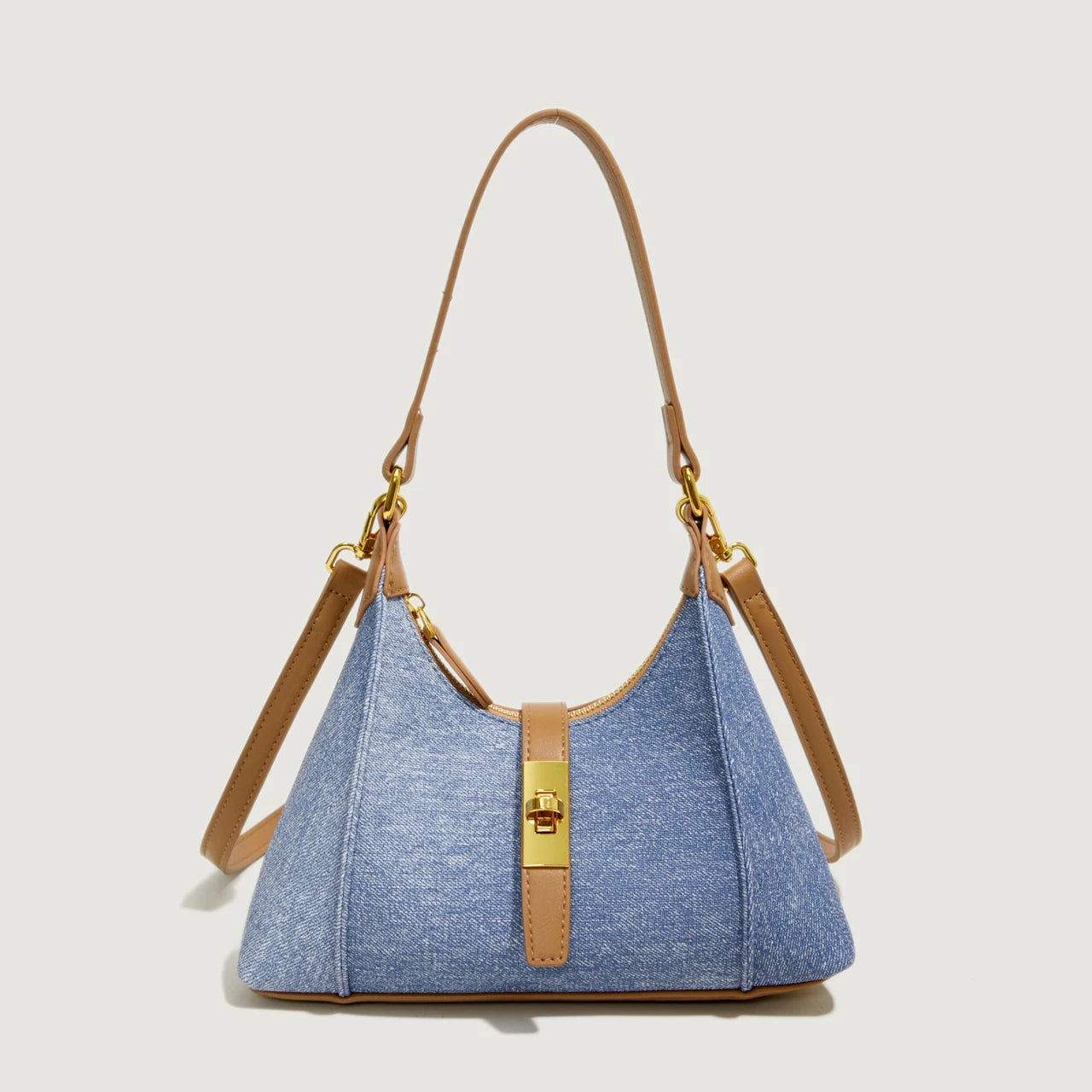 Bolso de mano de cuero de moda para mujer, bolso de lujo, bandolera convertible, bandolera de diseñador famoso, elegante para mujer.
