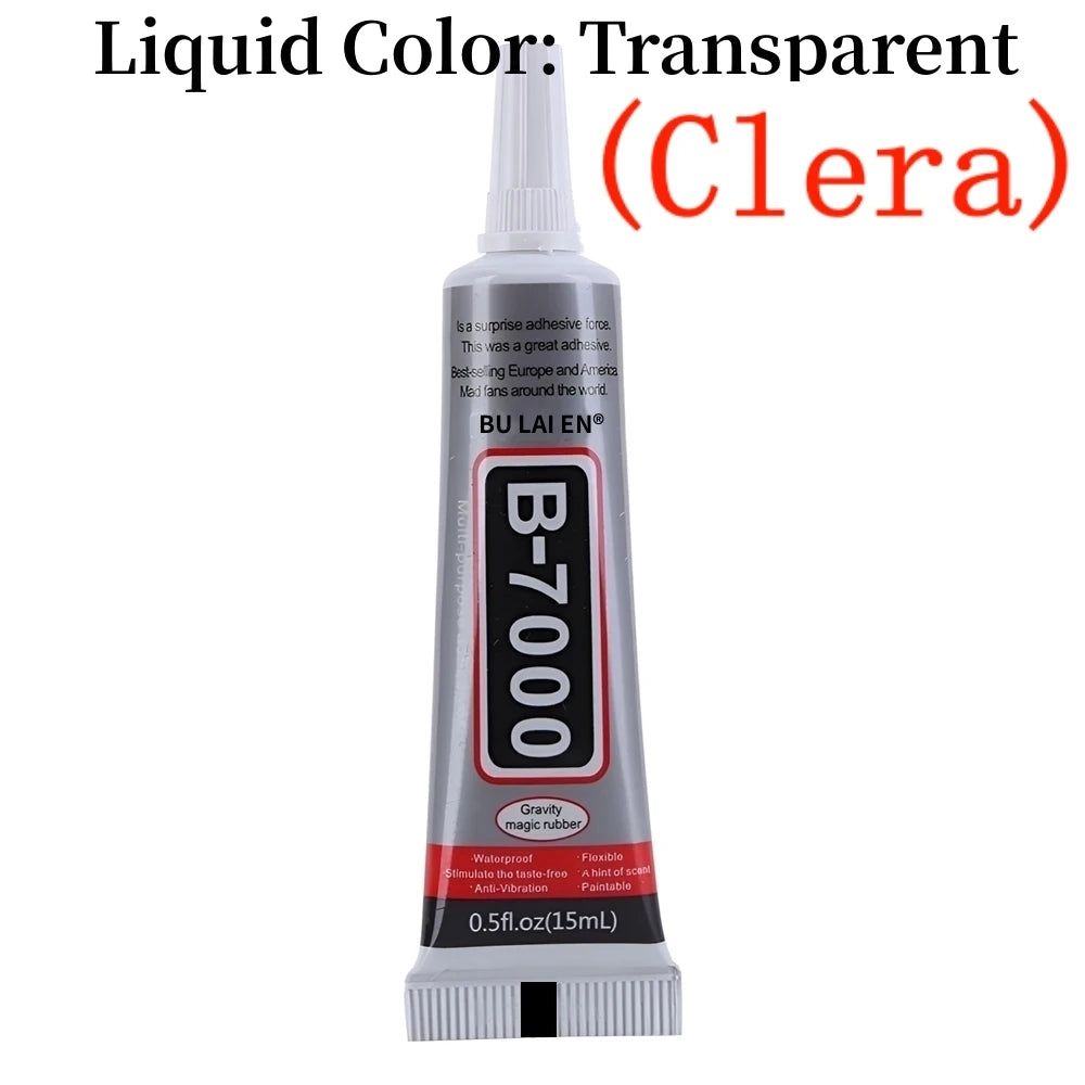 B7000 50ml Multipurpose Industrial Adhesive DIY Rhinestone Jewelry Crafts Phone Case Repair Touch Screen Glass Liquid Super Glue