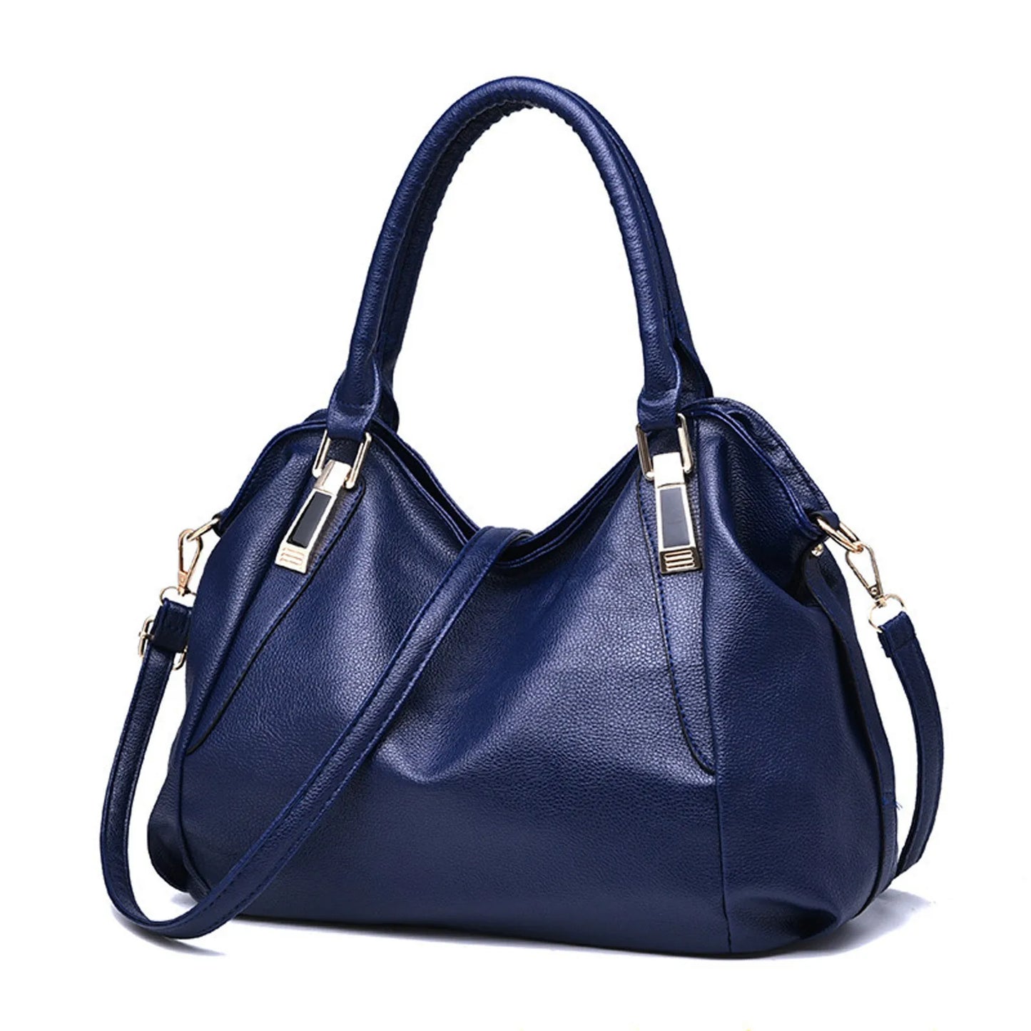 Bolso de mano de piel suave para mujer, bandolera de gran capacidad, con un solo hombro, a la moda
