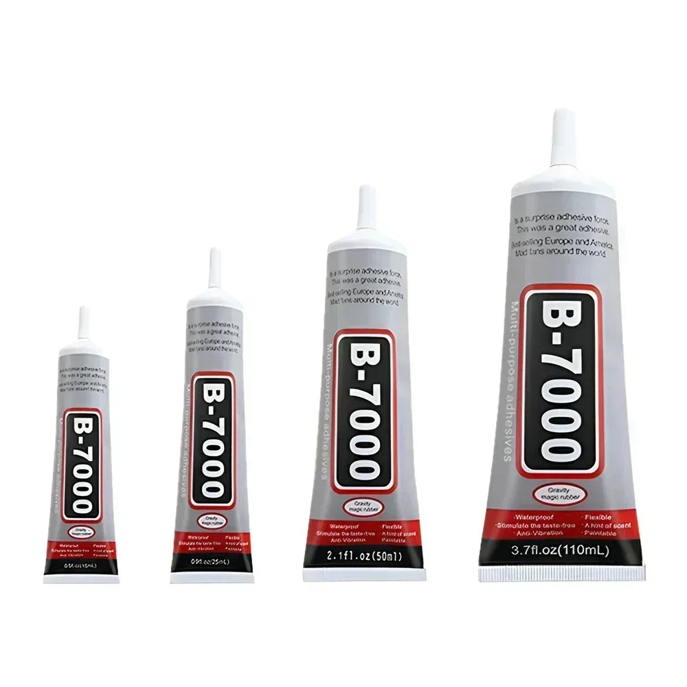 B7000 50ml Multipurpose Industrial Adhesive DIY Rhinestone Jewelry Crafts Phone Case Repair Touch Screen Glass Liquid Super Glue