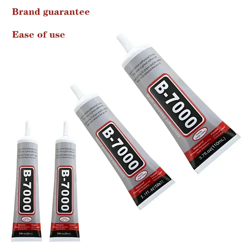 B7000 50ml Multipurpose Industrial Adhesive DIY Rhinestone Jewelry Crafts Phone Case Repair Touch Screen Glass Liquid Super Glue