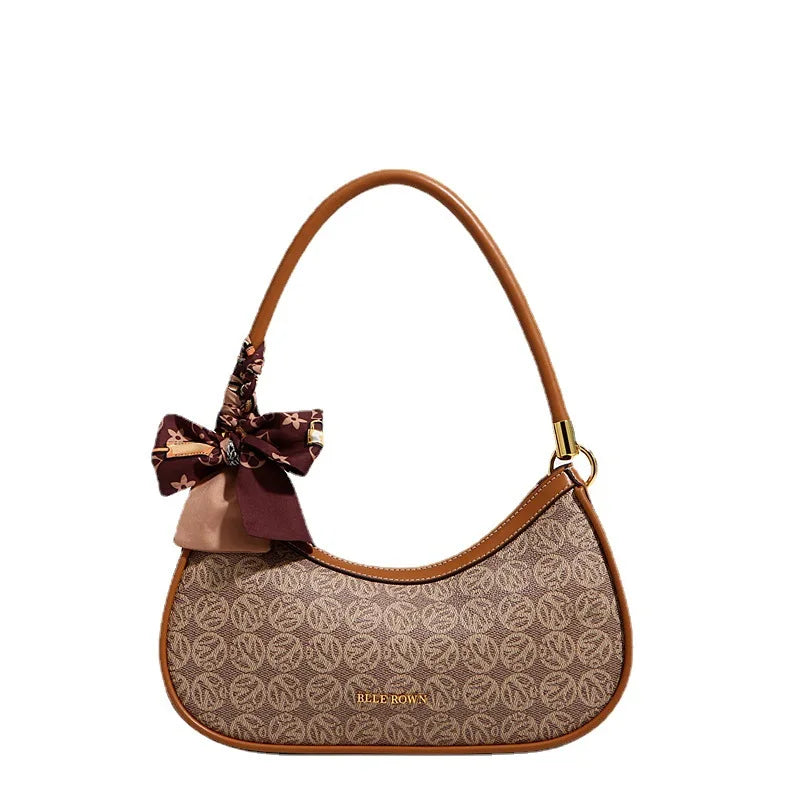 Bolsos de moda para mujer, de cuero, tipo bandolera, estilo hobo, informal