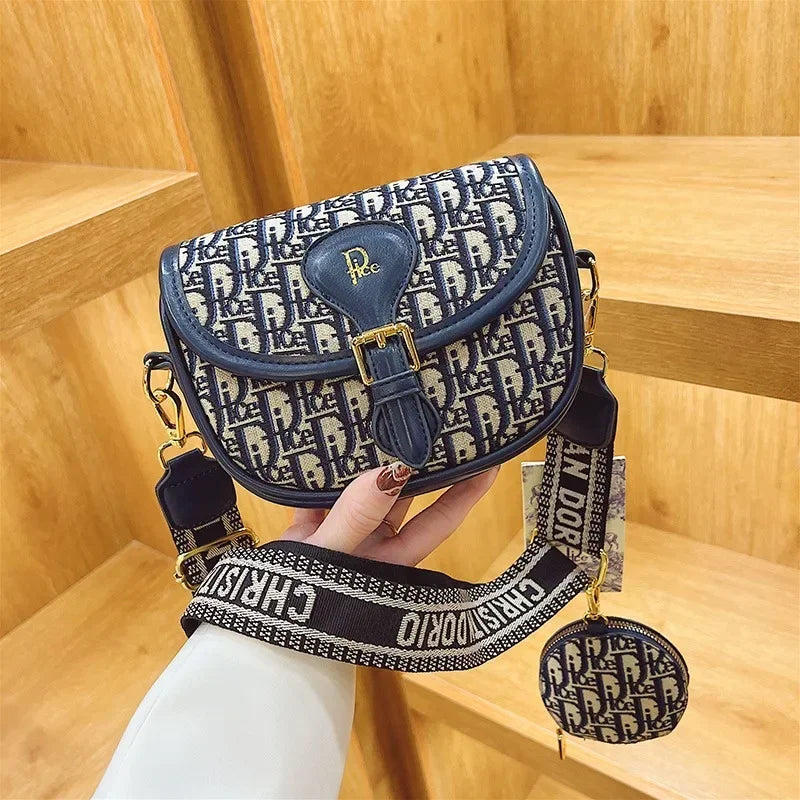 Elegantes bolsos de cuero para mujer, bolso de mano con correa para el hombro de un diseñador famoso, clásico y popular de lujo para damas.