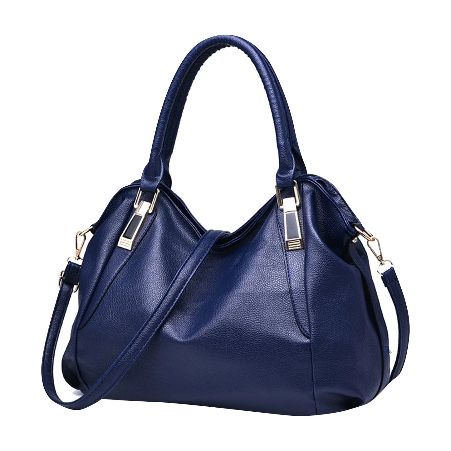 Bolso de mano de piel suave para mujer, bandolera de gran capacidad, con un solo hombro, a la moda