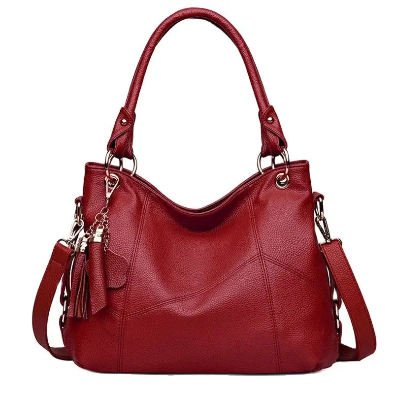 Bolsos de mano de piel sintética suave para mujer, bandoleras de diseñador, bolsos con asa superior, bolsos de hombro tipo tote