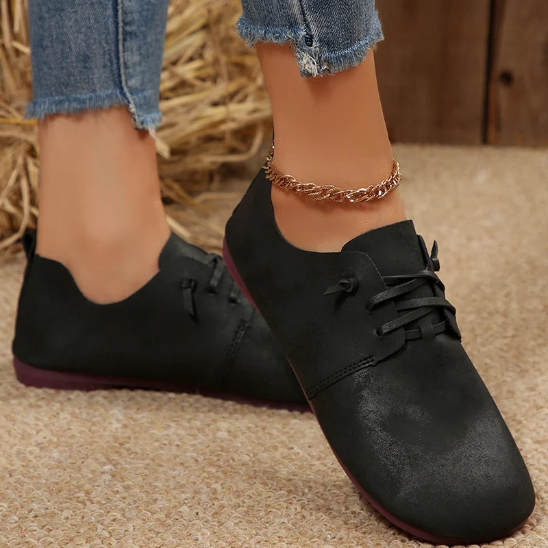 Zapatos de mujer, zapatos planos informales para mujer, novedad de 2025, zapatos elegantes de otoño para mujer, calzado informal para mujer, zapatillas deportivas